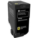 Lexmark 74C2SY0 toner geel hoge capaciteit (origineel)