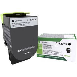 Lexmark Toner 71B20K0 Zwart