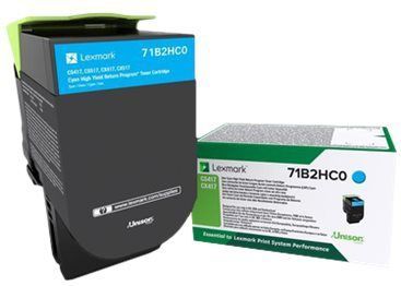 Lexmark 71B2HC0 tonercartridge 1 stuk(s) Origineel Cyaan