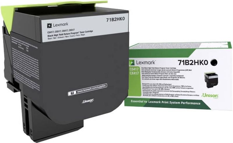 Lexmark 71B2HK0 tonercartridge 1 stuk(s) Origineel Zwart