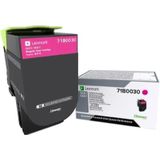 Lexmark 71B0030 tonercartridge 1 stuk(s) Origineel Magenta