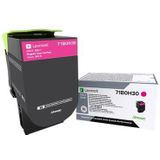 Lexmark 71B0H30 tonercartridge 1 stuk(s) Origineel Magenta