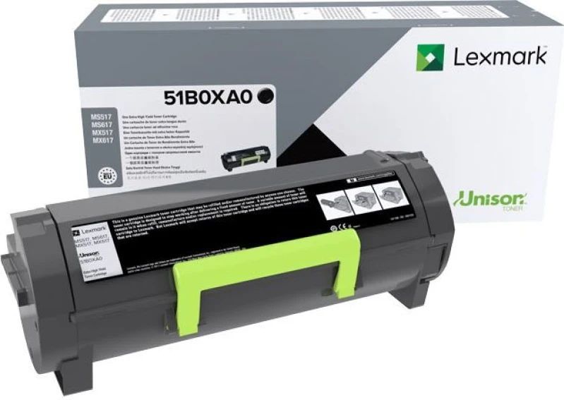 Lexmark 51B0XA0 tonercartridge 1 stuk(s) Origineel Zwart