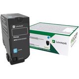 Lexmark 78C2XCE tonercartridge 1 stuk(s) Origineel Cyaan