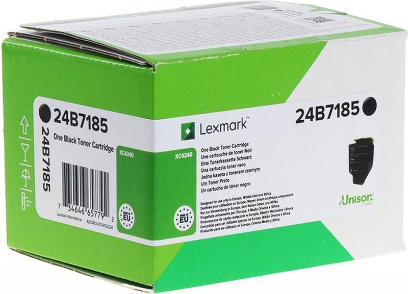 Lexmark 24B7185 tonercartridge 1 stuk(s) Origineel Zwart