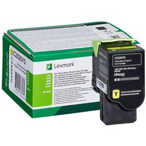 Lexmark C2320Y0 tonercartridge 1 stuk(s) Origineel Geel