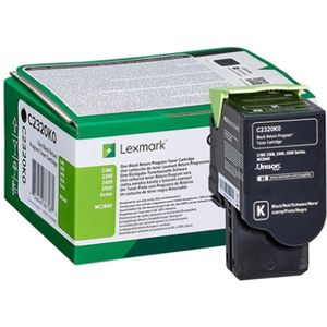 Lexmark C2320K0 toner zwart (origineel)