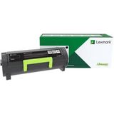 Lexmark - 55B2H00 Tonercartridge - Zwart - Hoog Rendement - 1 Stuk