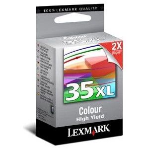 Lexmark 18C0035 nr. 35 inkt cartridge kleur hoge capaciteit (origineel)