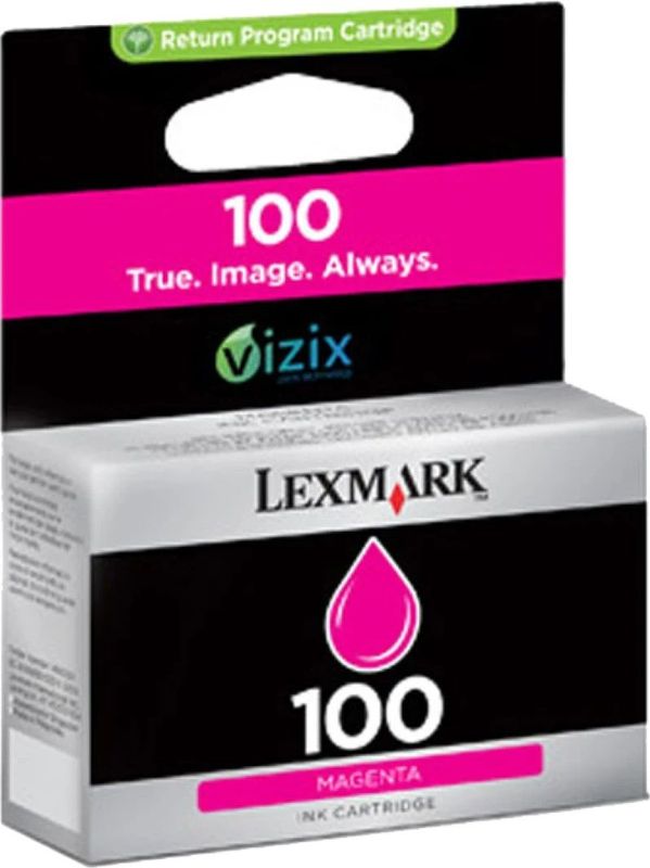Lexmark 100 retourprogramma magenta inktcartridge