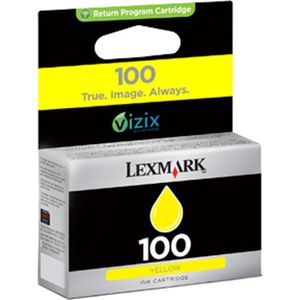 Lexmark 100 geel (14N0902E) - Inktcartridge - Origineel