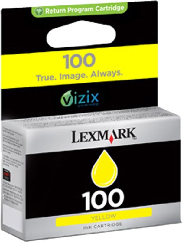 Lexmark 100 Yellow Return Program Ink Cartridge