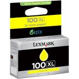 Lexmark 100XL hg rendem. retourprogr. gele inktcartr.