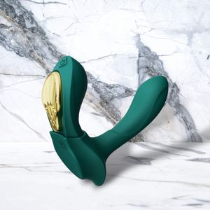 ZALO Draagbare Panty Vibrator (voor in een slipje) met afstandsbediening - groen