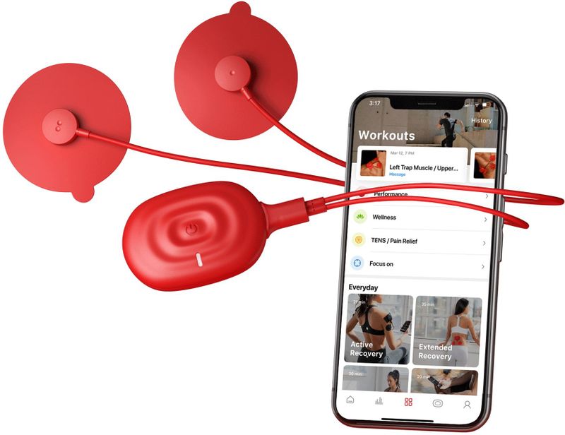 Therabody Powerdot Uno - Smart Spierstimulatie - TENS & EMS - Elektrotherapie