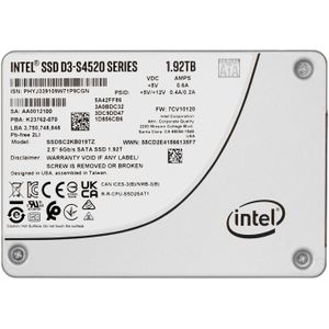 Intel Solid-State Drive D3-S4520 Series - SSD - verschlüsselt - 1.92 TB - intern - 2.5 in (6.4 cm)