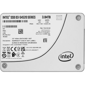 Intel D3 SSDSC2KB038TZ01 internal solid state drive 2.5 inch 3,84 TB SATA III TLC 3D NAND