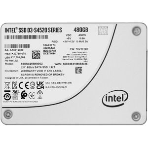 Intel D3 SSDSC2KB480GZ01 internal solid state drive 2.5 inch 480 GB SATA III TLC 3D NAND