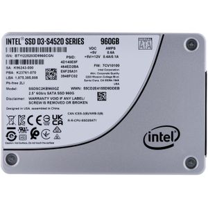 Intel D3 SSDSC2KB960GZ01 - Interne SSD - 2.5"" - 960GB SATA III - TLC 3D NAND