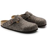 Birkenstock - Klassieke Boston Felt Clog - Bruin - Suède