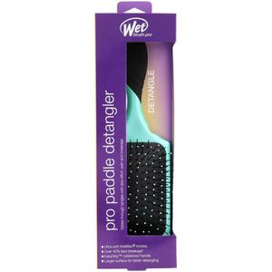 WetBrush PRO Paddle Detangler – Purist Blue – Professionele Ontwarrende Paddle Haarborstel – Voor Nat En Droog Haar – Groot Borsteloppervlak – IntelliFlex® Borstelharen – Vermindert Haarbreuk – Voor Dik, Lang Of Krullend Haar – Salonwaardig Resultaat