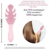 Wet Brush Haarborstel Go Green Roze