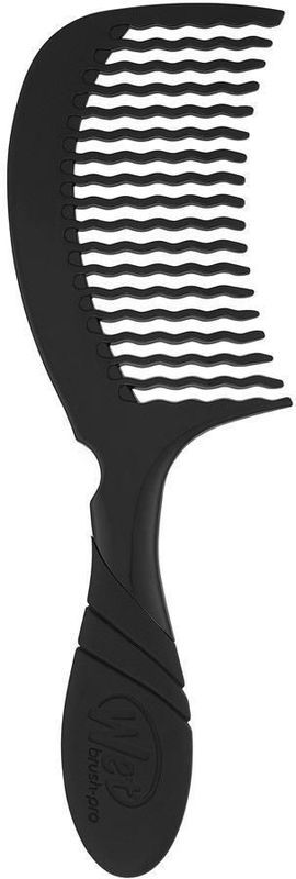 Wet Brush Pro Detangling Comb Haarkam voor Makkelijk doorkambaar Haar Black 1 st