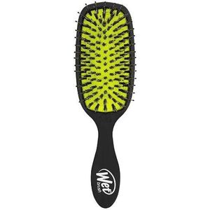 Wet Brush Shine Enhancer Borstel voor Glanzend en Zacht Haar Black-Yellow 1 st