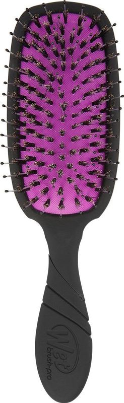 Wet Brush - Pro Shine Enhancer - Haarborstel - Zwart - IntelliFlex en Everzwijnhaar