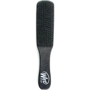 WetBrush Men's Detangler - Haarborstel - Zwart - Ontwart Nat En Droog Haar Zonder Trekken Of Haarbreuk - Voor Dikker, Grover En Krullend Mannenhaar - Geschikt Voor Hoofdhuid En Baard - Met IntelliFlex® Borstelharen - Comfortabel & Ergonomisch Design