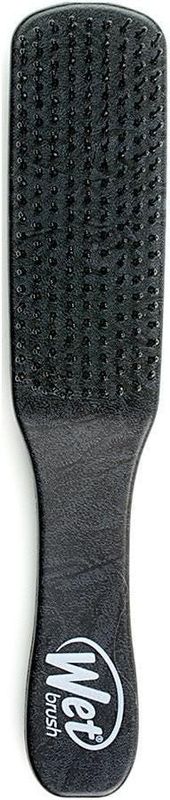 WetBrush Men's Detangler - Haarborstel - Zwart - Ontwart Nat En Droog Haar Zonder Trekken Of Haarbreuk - Voor Dikker, Grover En Krullend Mannenhaar - Geschikt Voor Hoofdhuid En Baard - Met IntelliFlex® Borstelharen - Comfortabel & Ergonomisch Design