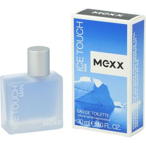 Mexx Ice Touch Man, Eau de Toilette Natural Spray, verfrissend aromatisch herenparfum met grapefruit, ceder en sandelhout, per stuk verpakt (1 x 30 ml)