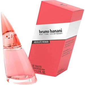 Bruno Banani Absolute Woman Eau de Toilette Natural Spray – Fruitige bloemiges Dames Parfum – 1 x 20 ml