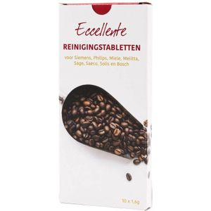 10 Reinigingstabletten voor Koffiemachine & Espressomachine || van Eccellente