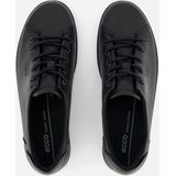 Ecco Soft 2.0 Sneakers zwart Leer