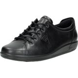 ECCO - Soft 2.0 Low - Veterschoen - Black Feather - Leer