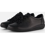 ECCO - Soft 2.0 Low - Veterschoen - Black Feather - Leer