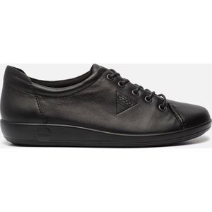 Ecco Schnürschuh "Ecco Soft 2.0", Freizeitschuh, Halbschuh, Schnürschuh mit dezenter Logo Prägung