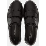 ECCO Soft 2.0 hoge sneakers voor dames, Black with Black Sole, 43 EU