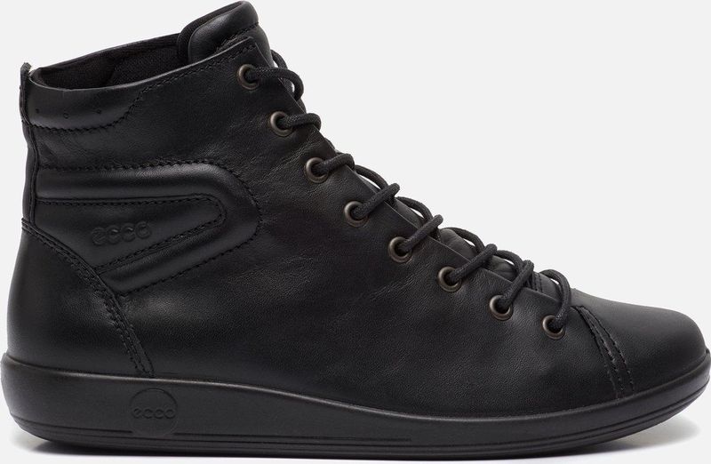 ECCO SOFT 2 0 dames Veterboot - Zwart
