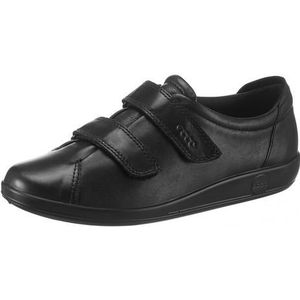 ECCO Soft 2.0 Sneakers voor meisjes, lage sneakers, Black Sole, 35 EU