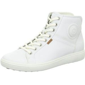 ECCO - Soft 7 High Top - Sportschoenen - Zwart - Leer