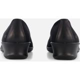 Ecco - Felicia - Instappers - Zwart - Textiel - Comfortabele Pasvorm