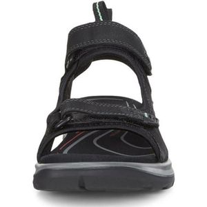 ECCO Offroad leren dames sandalen - Zwart - Maat 39