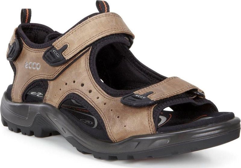ECCO - Offroad - Sandaal - Bruin - Nubuck Leer - Neopreen Voering