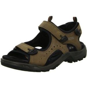 ECCO - Offroad - Sandaal - Bruin - Nubuck Leer, Neopreen Voering, PU Middenzool, Rubberen Buitenzoal
