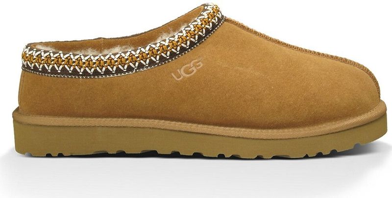 UGGvoor vrouwen. 5955 Tasman bruine leren schoenen (39), Leer, Plat, Homewear