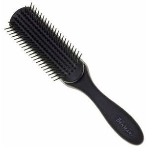 Denman Borstel Classic Styling Originals Brush D3 Medium 7 Rij (Zwart)