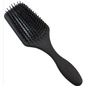 Denman - D84 - Mini Paddle Kussen Haarborstel - Zwart - Voor Föhnen en Ontwarren
