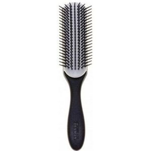 Denman - D4N - Waaierborstel - Zwart - 9-rij
